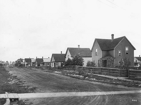 Street scene, Eveleth, Minnesota, 1914
