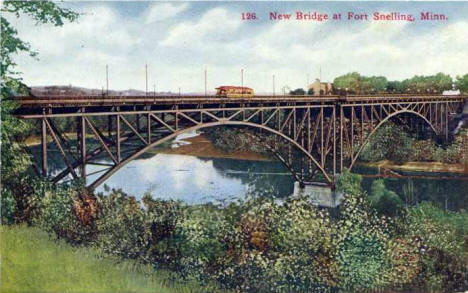 New Bridge at Fort Snelling, 1910's