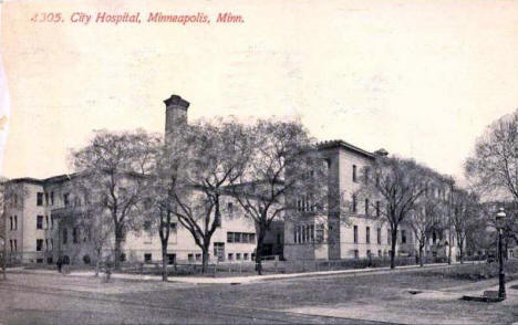 City Hospital,  Minneapolis Minnesota, 1913