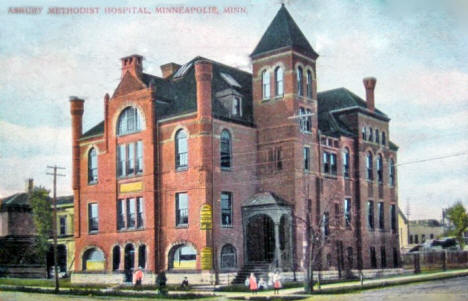 Asbury Methodist Hospital, Minneapolis Minnesota, 1908