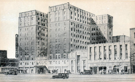 "The New Hotel Lowry", St. Paul Minnesota, 1930's