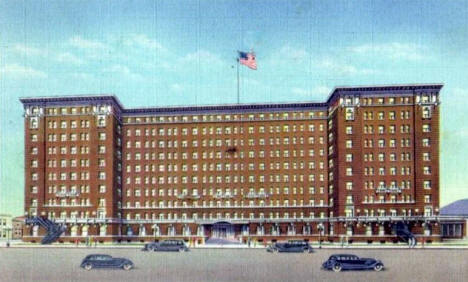 Leamington Hotel, 10th Street and 3rd Avenue South, Minneapolis Minnesota, 1933