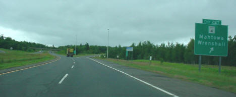 Interstate 35 at the Wrenshall exit