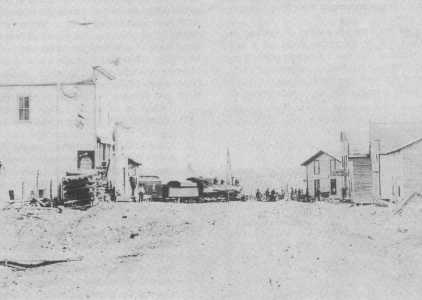 watara Main Street, 1917 - Building on the left is Heath Brothers Store & Swatara Post Office -