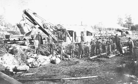 Mining at Mountain Iron Minnesota, 1890