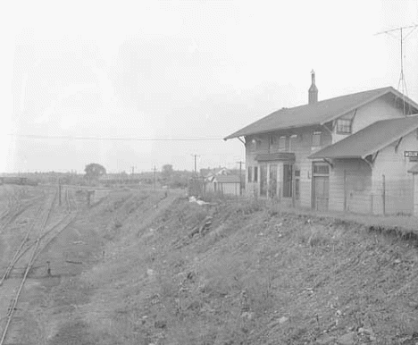 Depot at Mountain Iron Minnesota, 1960