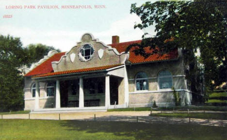 Pavilion at Loring Park, Minneapolis Minnesota, 1910