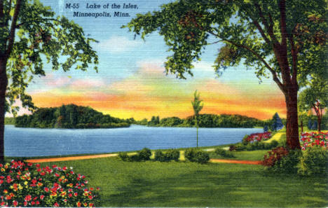 Lake of the Isles, Minneapolis Minnesota, 1938