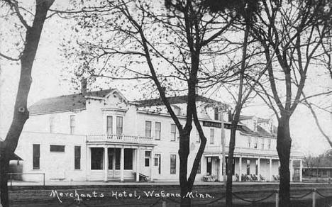 Merchants Hotel, Wadena Minnesota, 1910