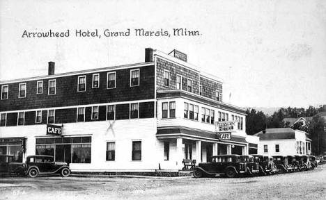 Arrowhead Hotel, Grand Marais Minnesota, 1934