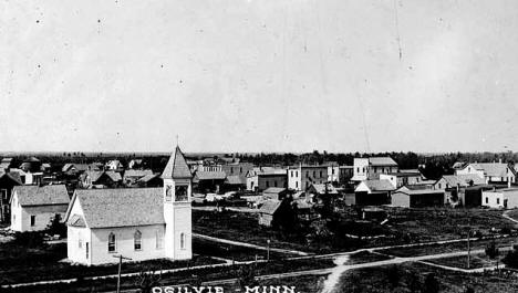 General view of Ogilvie Minnesota, 1917