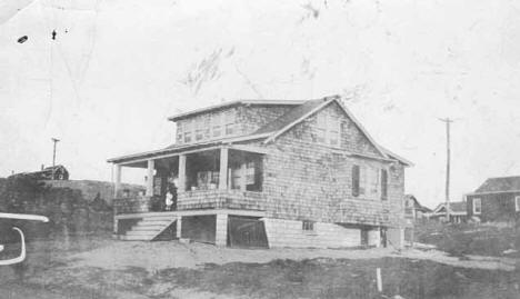 House at McGrath Minnesotaafter forest fire, 1921