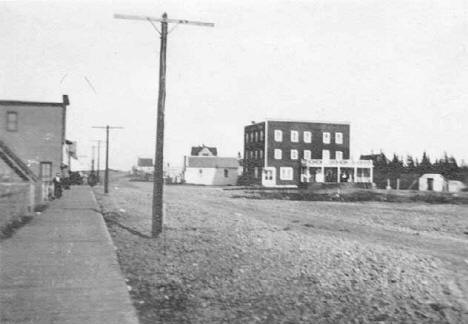Street scene, Grand Marais Minnesota, 1916