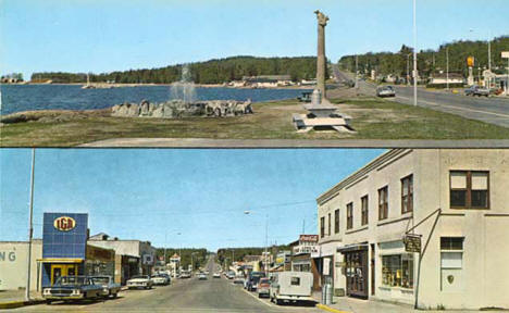 Street scenes, Grand Marais Minnesota, 1965