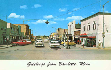 Main Street, Baudette, Minnesota.