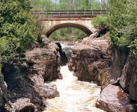 Temperance Falls on the Temperance River near Schroeder Minnesota