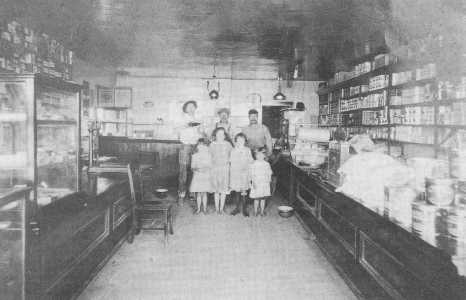 Inside the Trepaniers General Store, 1924