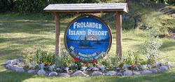 Canadian Fishing Vacation Cabins on Lake of the Woods, Ontario, Canada at Frolander Island Resort