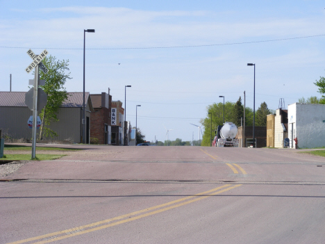 Street scene, Alpha Minnesota, 2014
