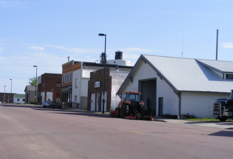 Street scene, Alpha Minnesota, 2014