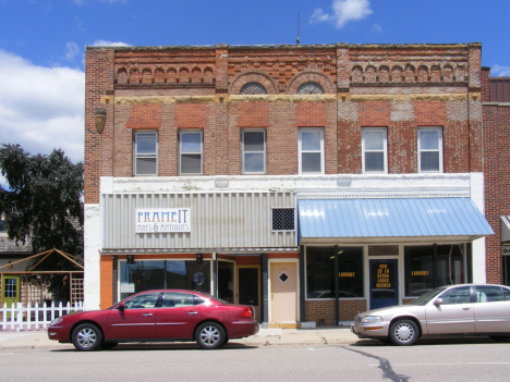 Street scene, Amboy Minnesota, 2014