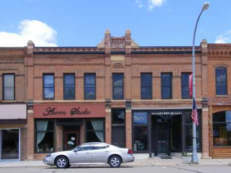 Street scene, Amboy Minnesota, 2014