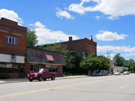 Street scene, Amboy Minnesota, 2014