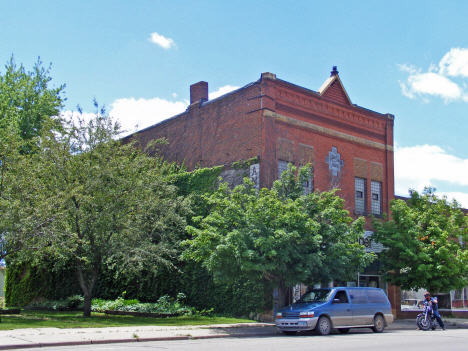 Street scene, Amboy Minnesota, 2014