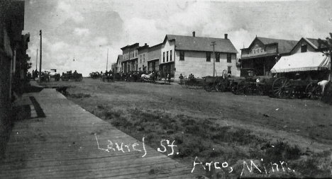 Laurel Street, Arco Minnesota, 1908
