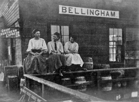 Great Northern Depot, Bellingham Minnesota, 1908
