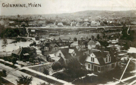 Birds eye view, Coleraine Minnesota, 1910's