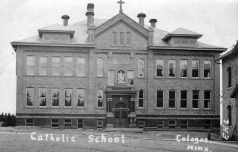 Catholic School, Cologne Minnesota, 1910's