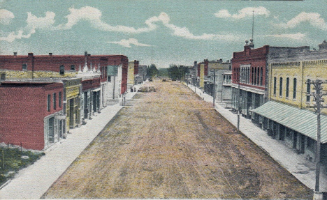 Main Street, Dawson Minnesota, 1909