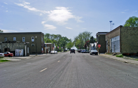Street scene, Dunnell Minnesota, 2014