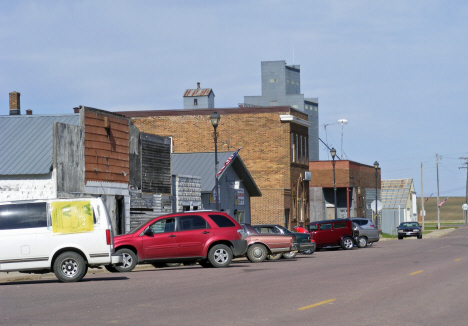 Street scene, Dunnell Minnesota, 2014