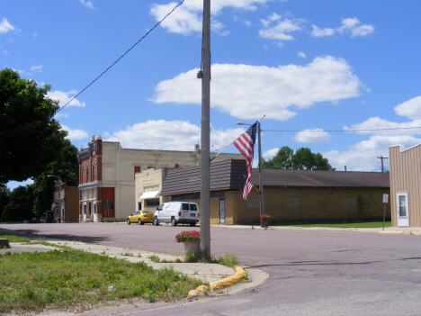 Street scene, Easton Minnesota, 2014