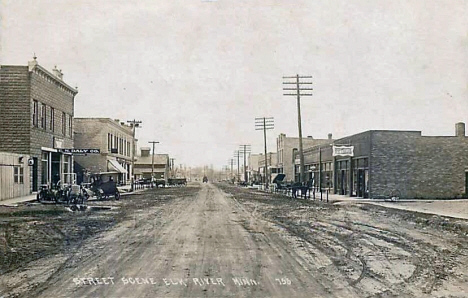 Street scene, Elk River Minnesota, 1910's