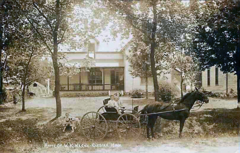 Wilcox Family Home, Elysian Minnesota, 1910