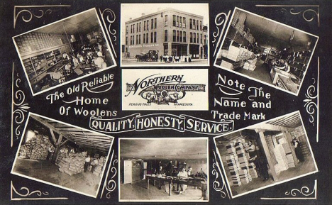 Northern Woolen Company, Fergus Falls Minnesota, 1920's