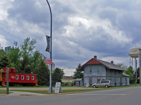 Former Depot now Museum, Fulda Minnesota 2014