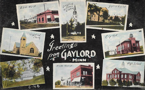 Multiple views, Gaylord Minnesota, 1909