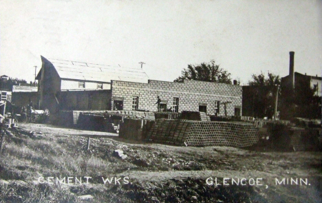 Cement Works, Glencoe Minnesota, 1911