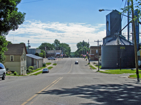 Street scene, Good Thunder Minnesota, 2014