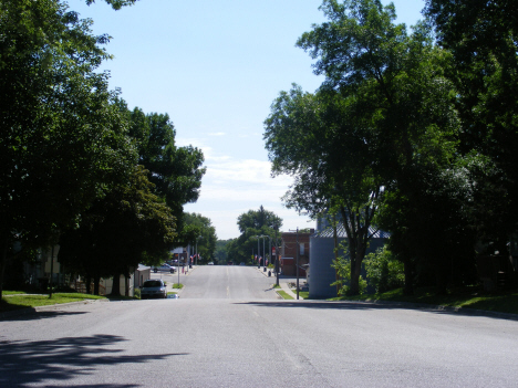 Street scene, Good Thunder Minnesota. 2014