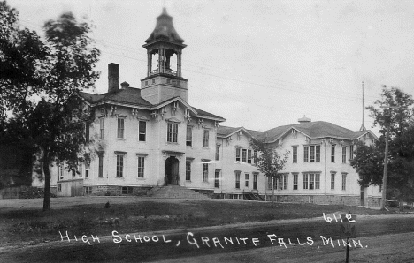 High School, Granite Falls Minnesota, 1920's