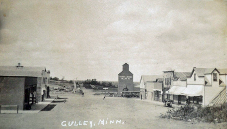 Street scene, Gully Minnesota, 1910's