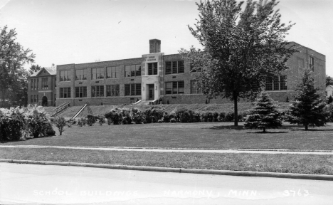 High School, Harmony Minnesota, 1950's