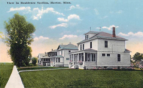 Street scene, Hector Minnesota, 1930's