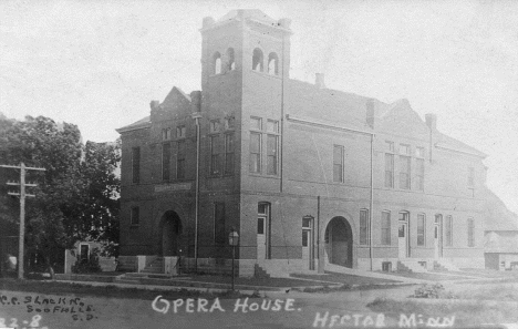 Opera House, Hector Minnesota, 1911
