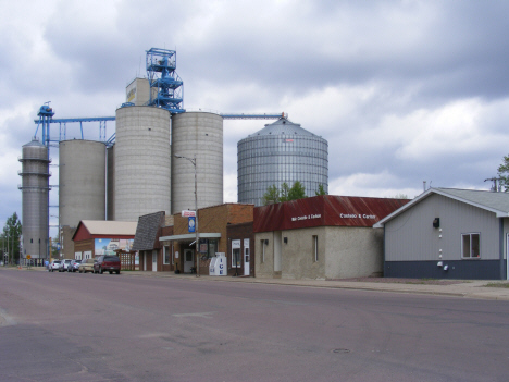 Street scene, Heron Lake Minnesota, 2014